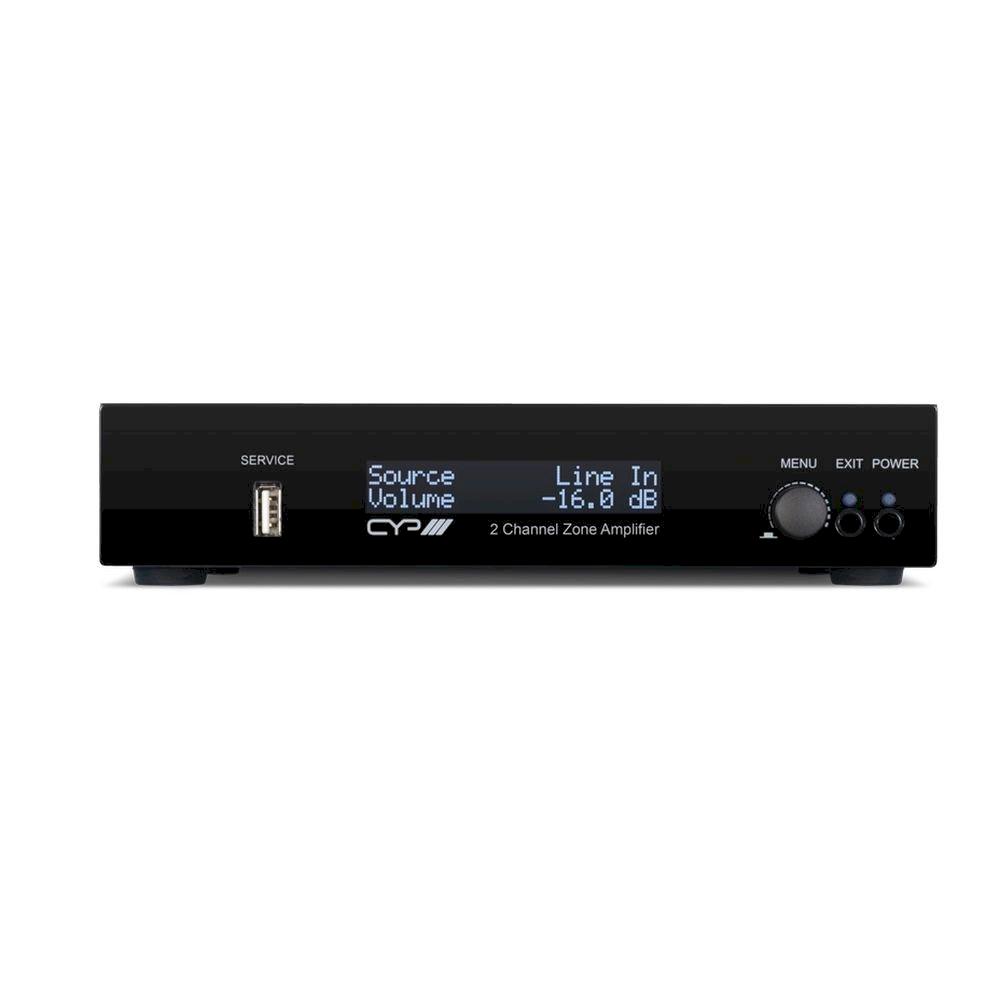 Integrated 2 Channel Zone Amplifier (audio only)